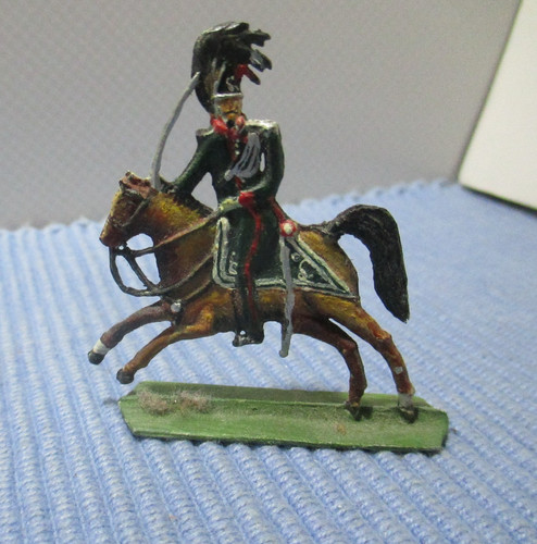 Pferd mit reiter zinn figur - reiter,