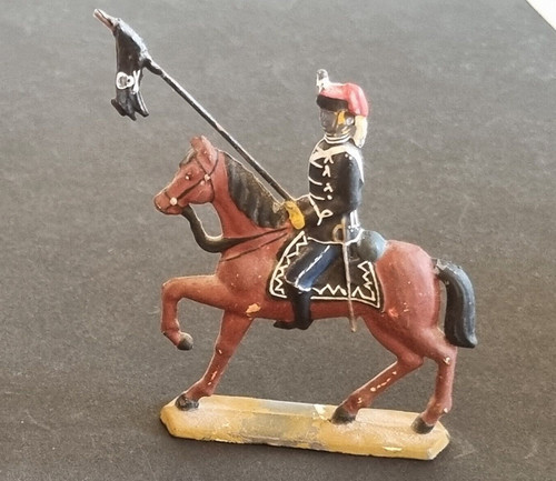 Zinnfigur reiter soldat - -,