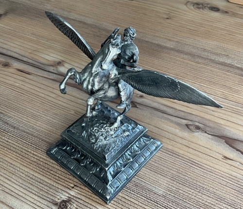 Zinnfigur krieger auf einem - zinnfigur,,