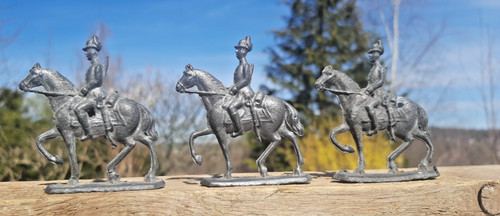 Uralt blei zinn figur - 3x,