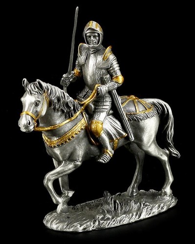 Zinn ritter figur deutscher - -,
