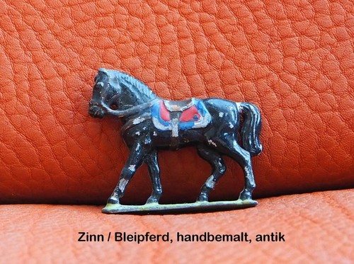 Zinn bleifigur pferd - zinn-/,