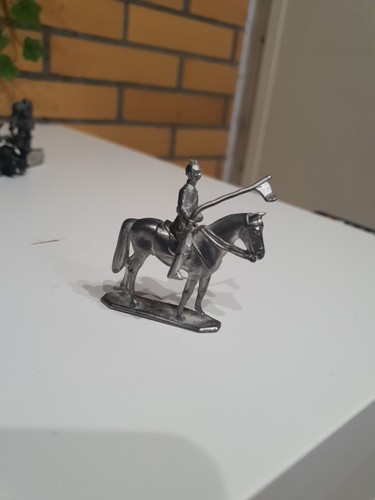 Zinnfigur reiter mit - zinnfigur, pferd