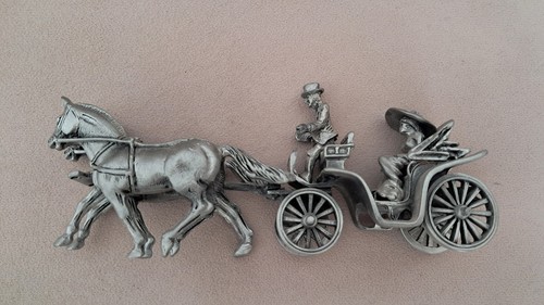 Zinnfigur pferdekutsche - zinnfigur,